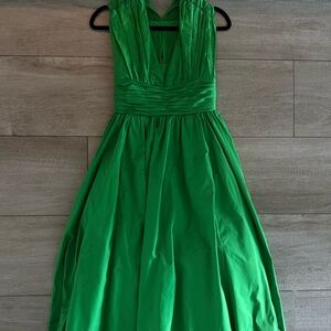 Tracy Reese Elegant Green Sleeveless Dress
